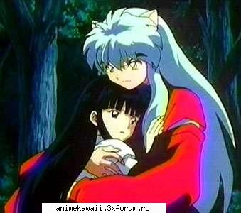 kikyou inuyasha inu ramane kagome asta e...kikyo trebui impace ideea asta odihni cel mai bine...si
